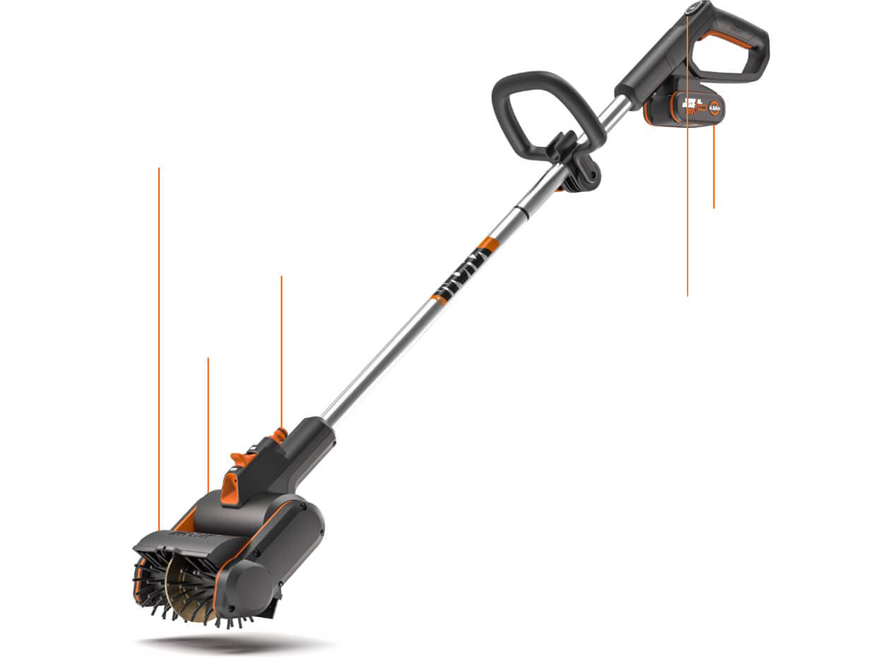 Tools for cleaning outdoor floors Worx