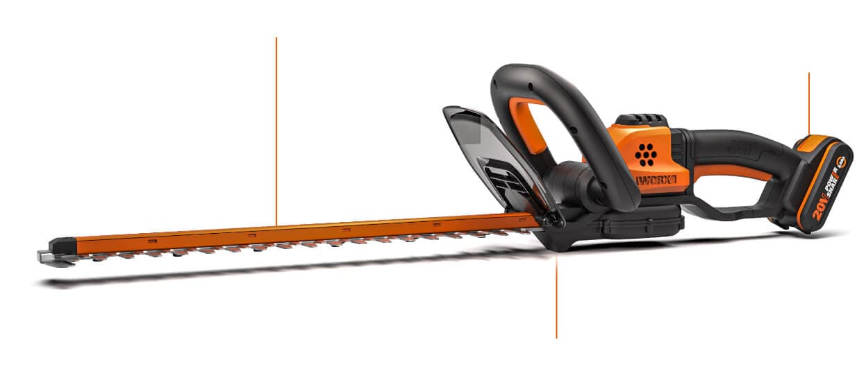 WORX WA0220 Pole Hedge Trimmer Head for WG186E Mult-head Garden Tool :  : Garden